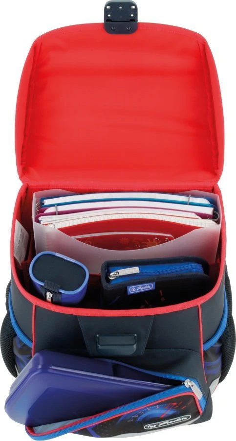 Mokyklinė kuprinė Herlitz Loop Plus, su priedais, 4 vnt.