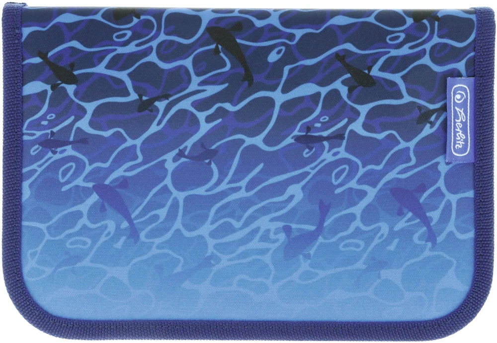 Herlitz mokyklinė kuprinė Ultralight Plus Mėlyna Shark