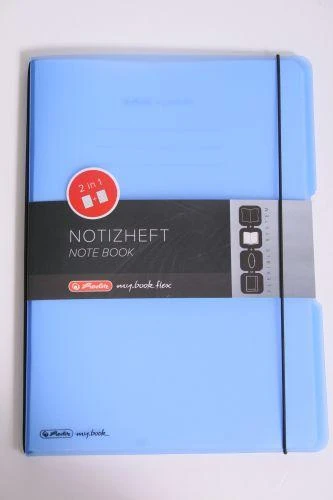 Herlitz NOTES A4/2X40K, mėlyna (0011361441)