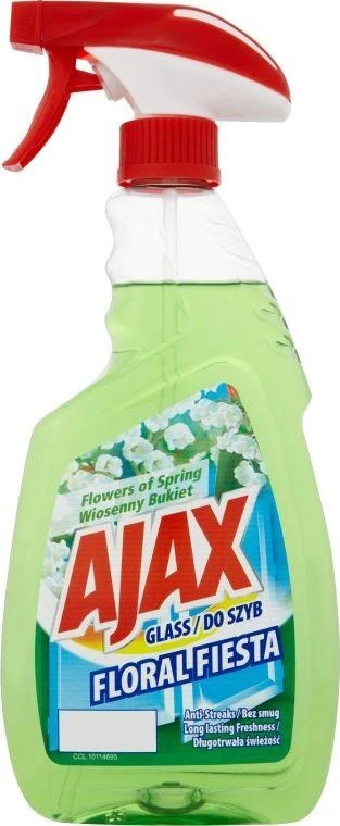 Stiklo valiklis Ajax Floral Fiesta, skystas, su purkštuku, 500ml