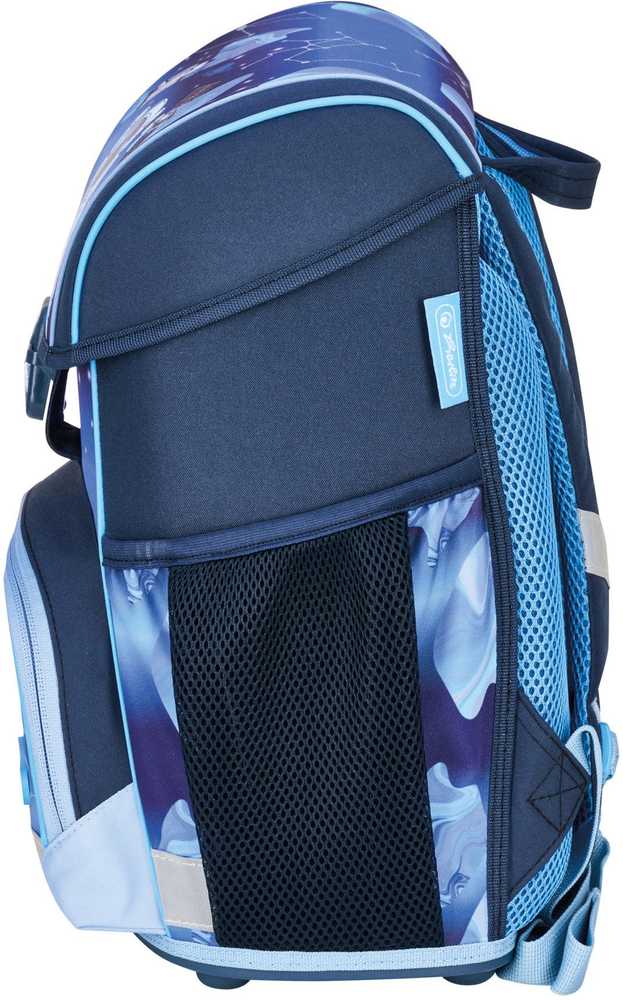 Herlitz Loop Plus Cosmic Explorer, Penalas, Penalų dėklas, Mokyklos krepšys, Sporto krepšys, Berniukams, Pradinė mokykla, Kuprinė, 17 L, Priekinė kišenė, Šoninė kišenė