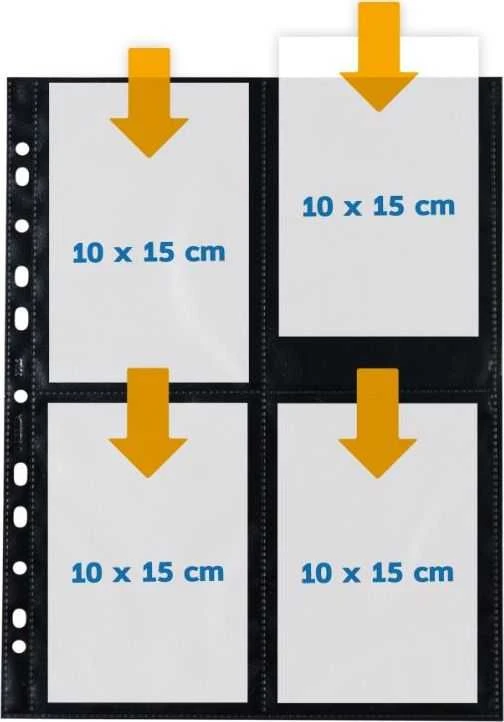 Nuotraukų rėmelis HERMA 7785 įmautė dokumentams 100 x 150 mm Polipropilenas (PP) 10 vnt