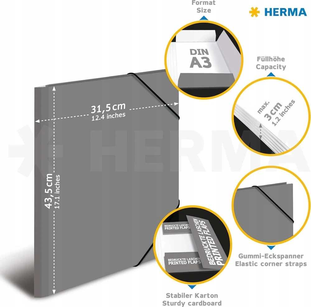 Herma A3 Sandkastenfriends kartoninis aplankas