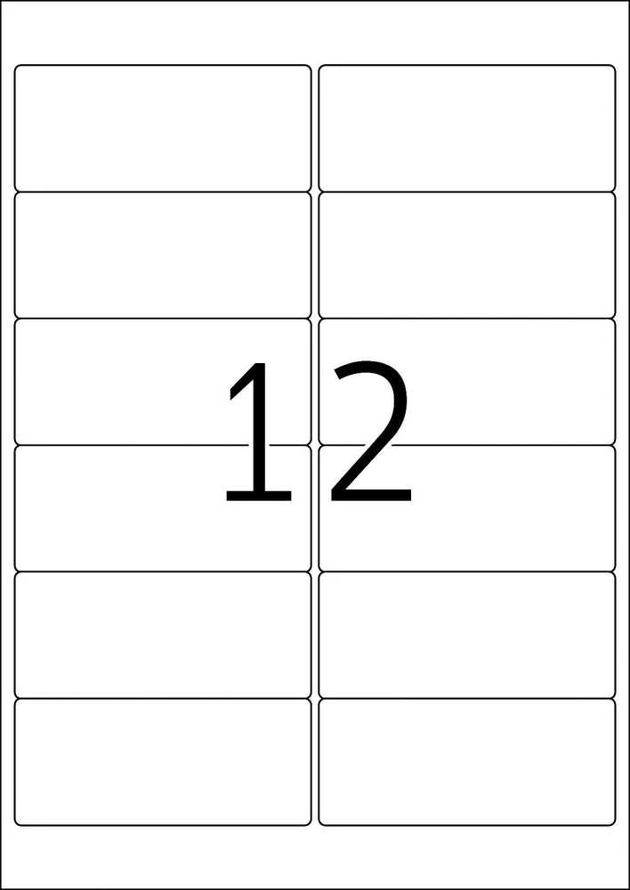 „Herma“ adresų etiketės 99,1 x 42,3 mm / 1200 vnt (10311)