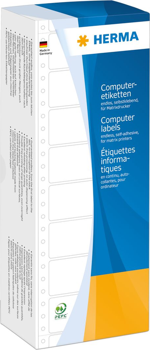 Herma etiketės brūkšniniams kodams, baltos 147,32x99,2 mm, 3000x
