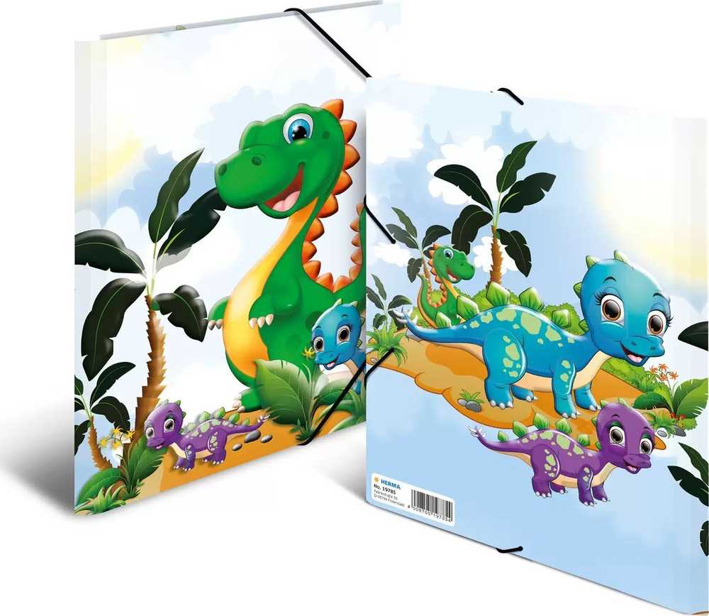 Laikiklis Herma HERMA kolekcijos aplankas A4 Dinos kartonas