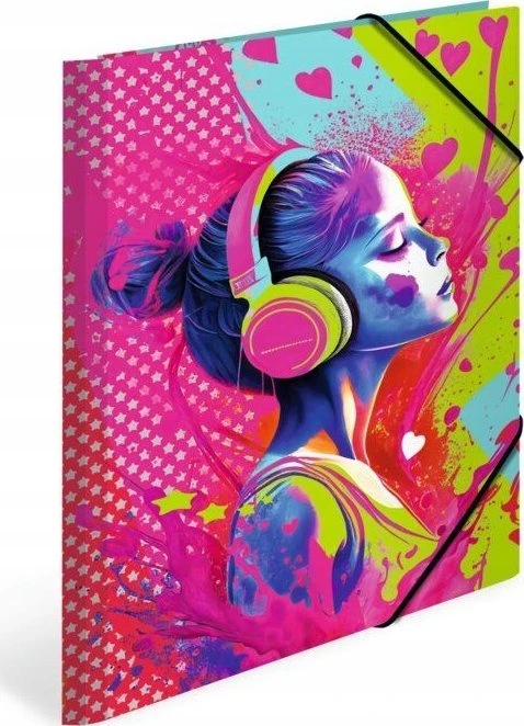 Herma HERMA kolekcijos aplankas, kartonas, A4, muzikinė mergaitė