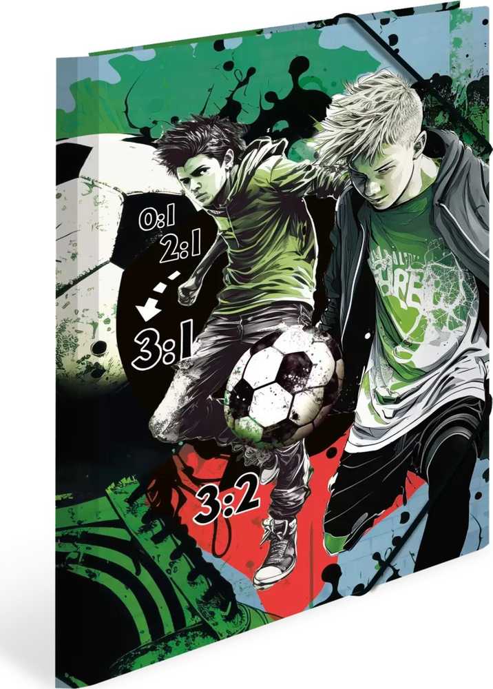 Herma HERMA kolekcijos aplankai, kartoniniai, A4 formato, gatvės futbolo