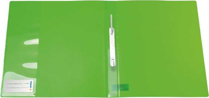 Herma HERMA Schnellhefter A4 neon grün Polypropylen 3St.