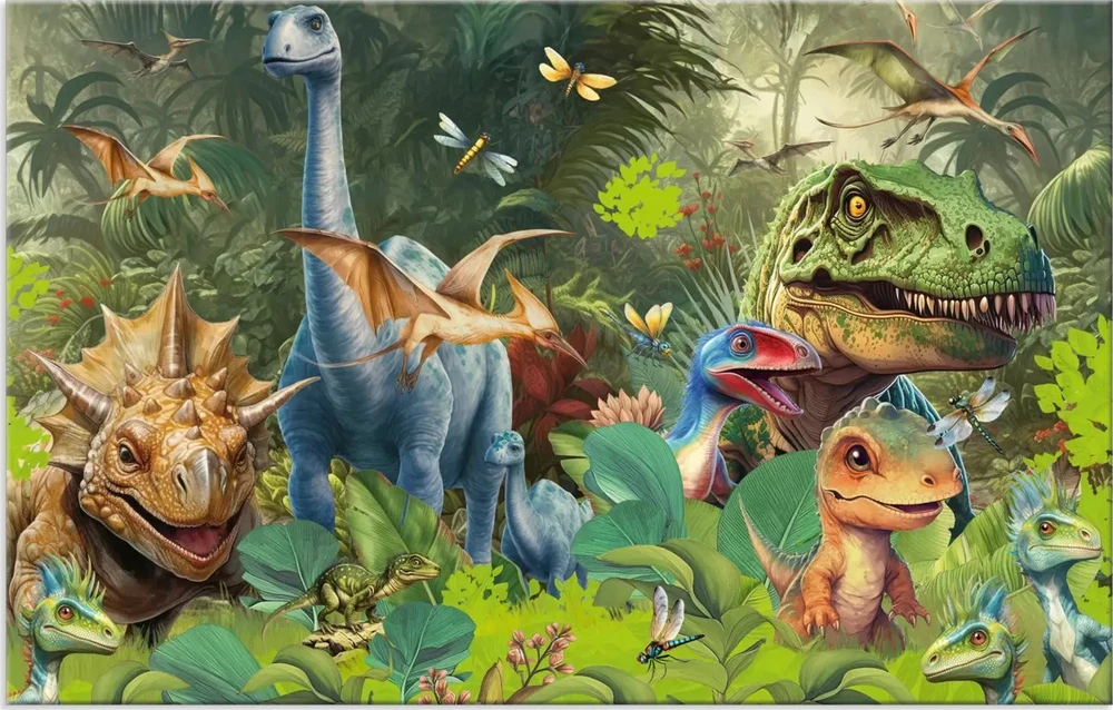 Herma HERMA Schreibunterlage Karton Dino World 55x35 3Stk