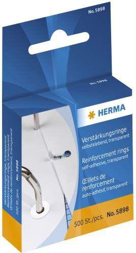 Herma lipnios etiketės 500x, permatomos - 5898