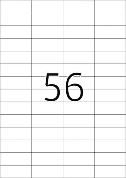 Herma Etykiety odklejalne 5080 Movables, A4, 52.5 x 21.2 mm, balta, papier matinė, 1400 vnt (5080)
