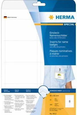 Herma Badge lentos 90x60 mm (9012)