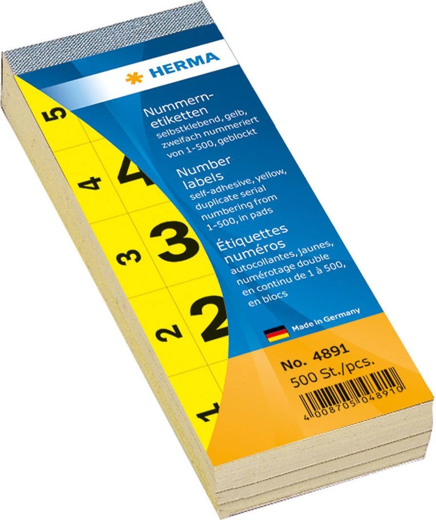 Herma Lipnios etiketės 28 x 56 mm / 500 vnt (4891)