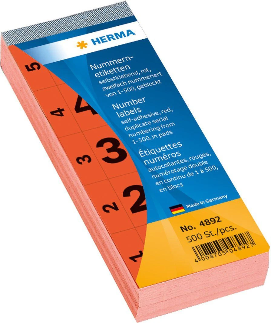 Herma Lipnios etiketės 28 x 56 mm / 500 vnt (4892)