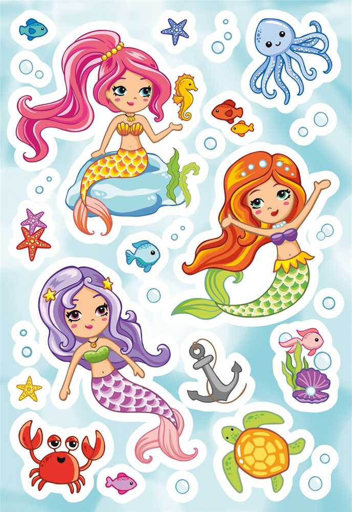 Herma MAGIC HERMA Sticker Undinėlė