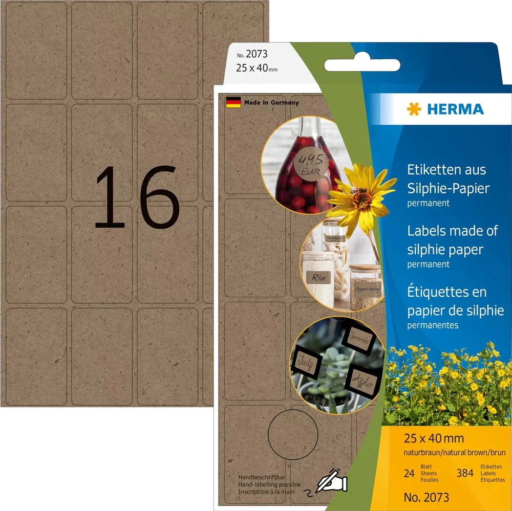 Herma opakowanie biurowe etykiety wielofunkcyjne Silphie 25x40mm