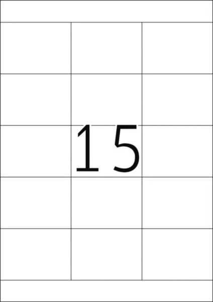 Herma Etykiety Premium 5055, A4, balta, 70 x 50,8 mm, papier matinė, 375 vnt. (5055)