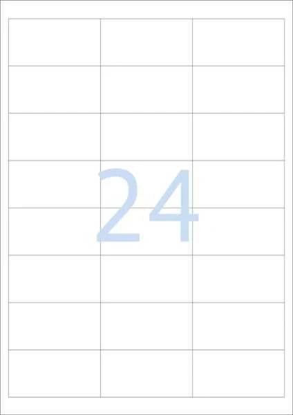 Herma Etykiety Premium A4, balta, papier matinė, 2400 vnt. (4670)