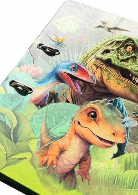Herma A4 formato segtuvas Dino World kartonas