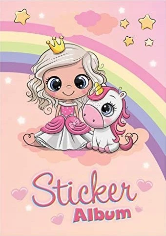 Herma lipdukų albumas vaikams Princesė Sweetie A5