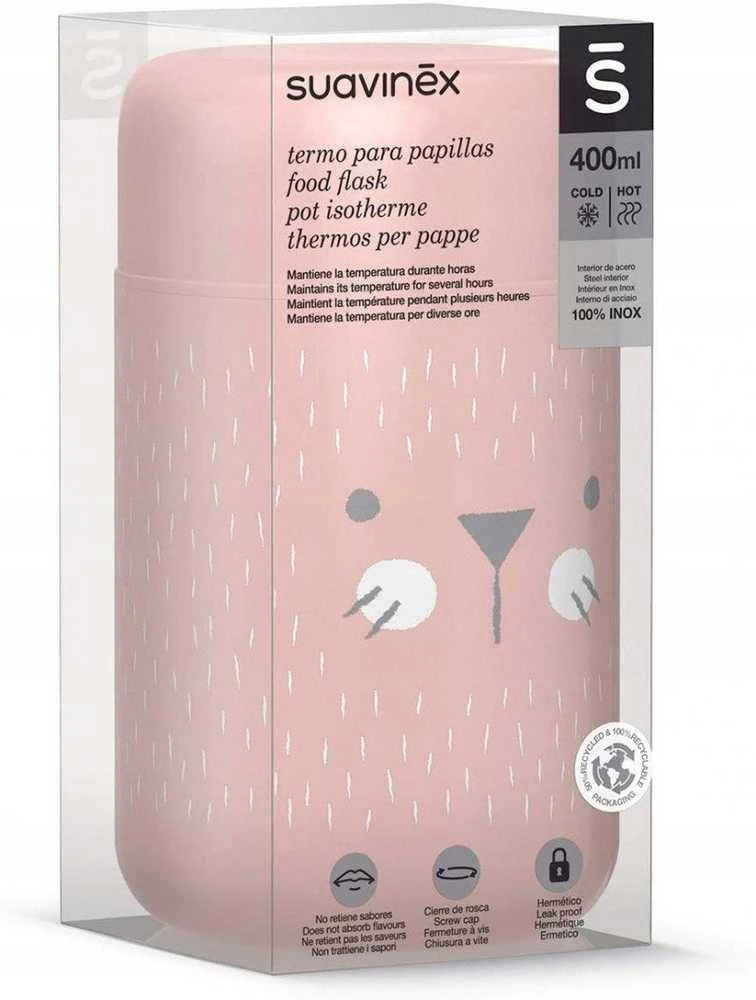 Suavinex mergaitiškas maisto termosas 350 ml