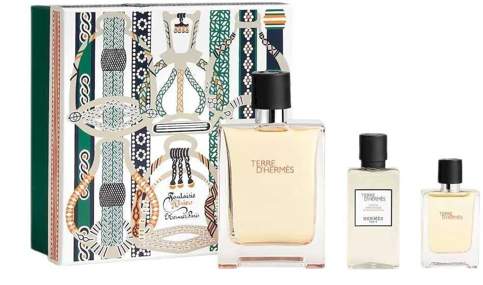 Terre DHermes Eau De Toilette Purškiklis 100ml rinkinys vyrams 3 vnt