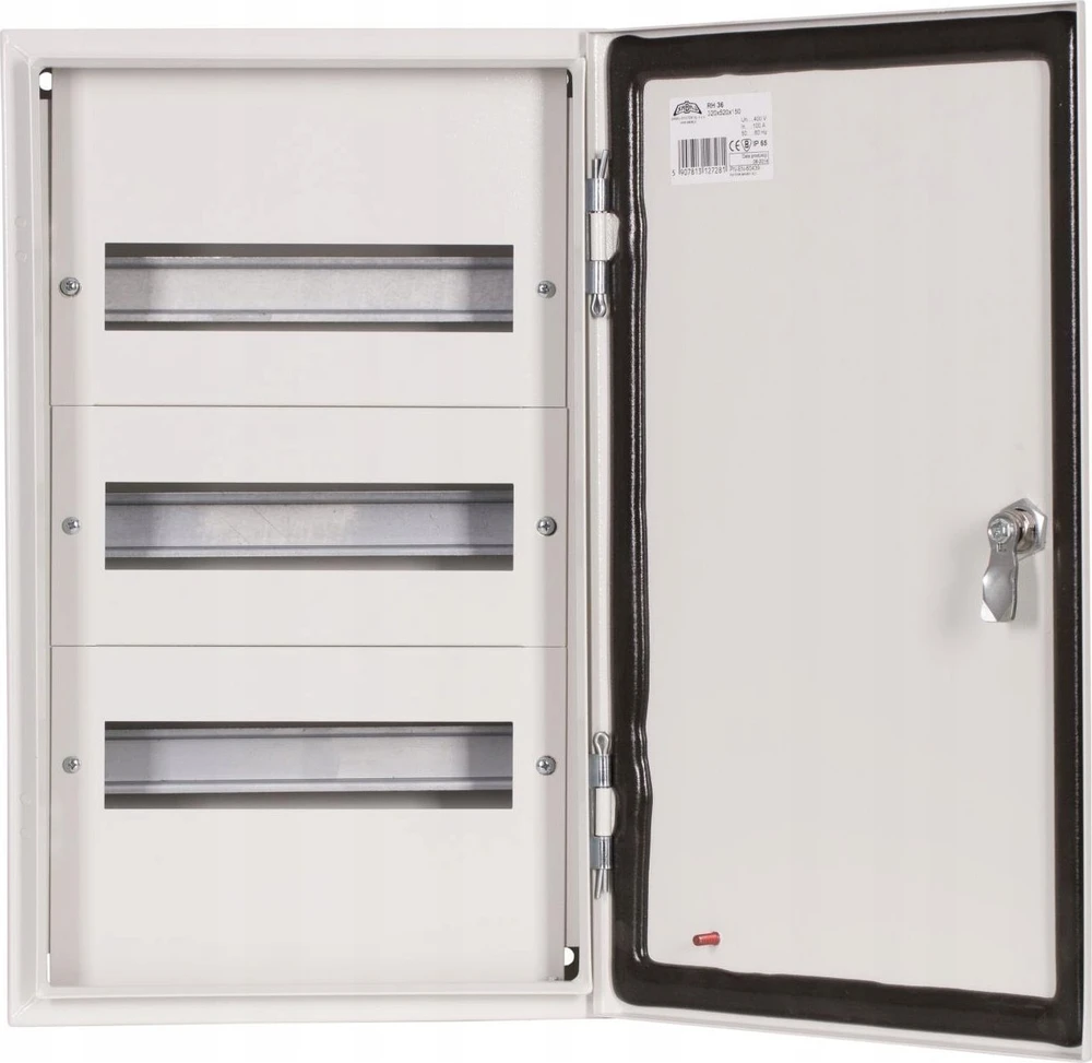 Sabaj System Hermetiškas modulinis skirstomasis įrenginys n/t IP65 RH 120 /5x24 / RAL 7035 tvirtos durys RH 120 DP 6-RH 120 DP