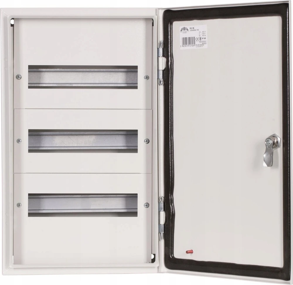 Sabaj System RH 72 DP Hermetinis modulinis skirstomasis skydas n/t IP65 RH 72 /3x24/ RAL 7035 pilnos durys RH 72 DP 6-RH 72 DP