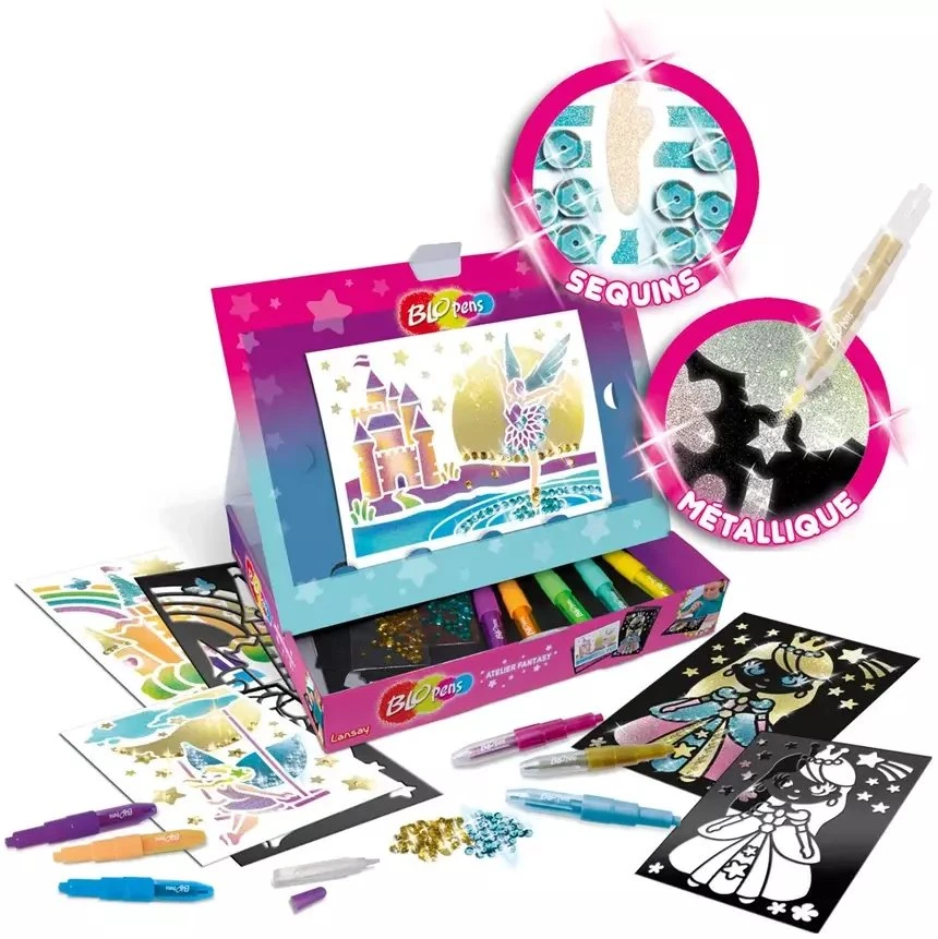 Blo Pens BLOPENS - Blizgučių fantazijos gyvūnų dirbtuvės (40333)