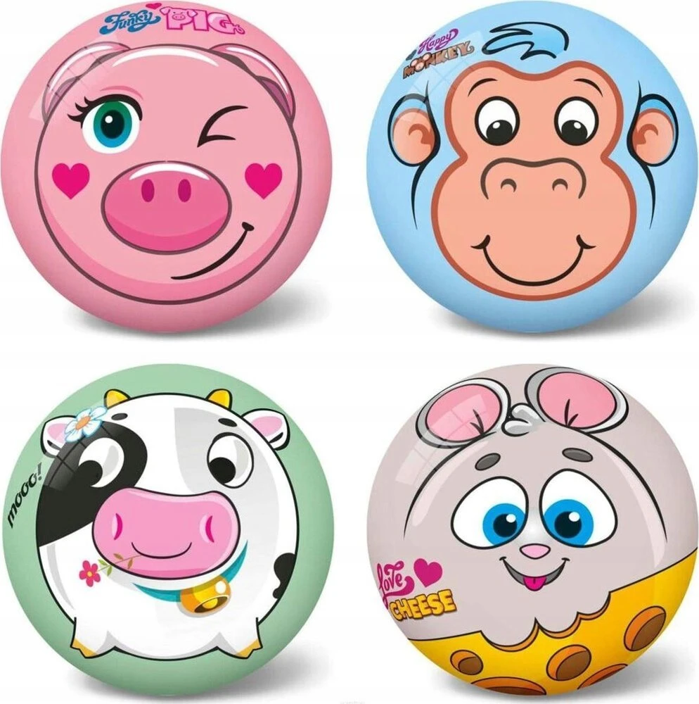 Hero STAR kamuolys Animal faces 23 cm