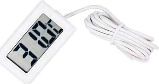 Ag195B Elektroninis termometras XLine su sonda, baltas