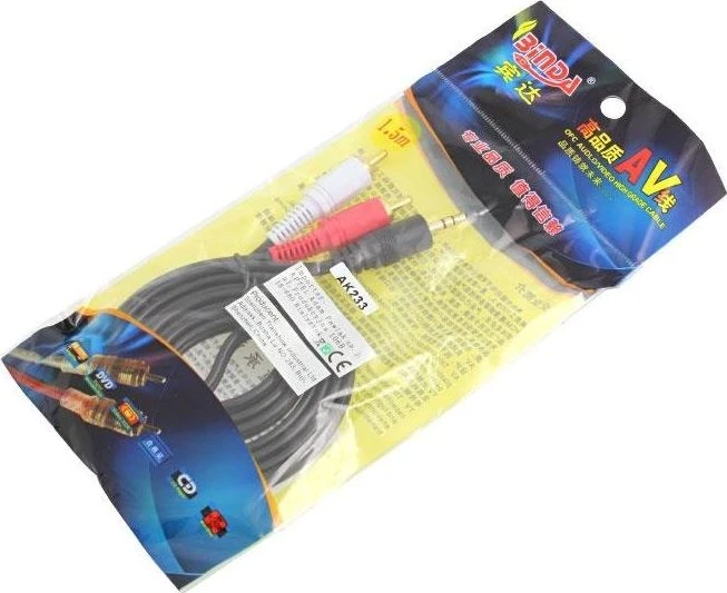 Klaviatūra Hertz Laidas 3,5mm - 2xRCA CINCH 1,5M