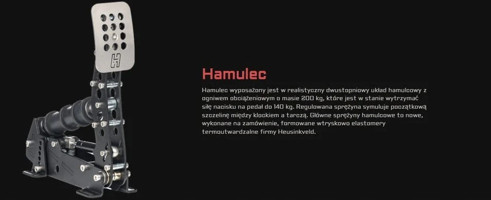 Heusinkveld Rinkinys 3 pedałów Ultimate Juodas (HE-SPU3SCB)