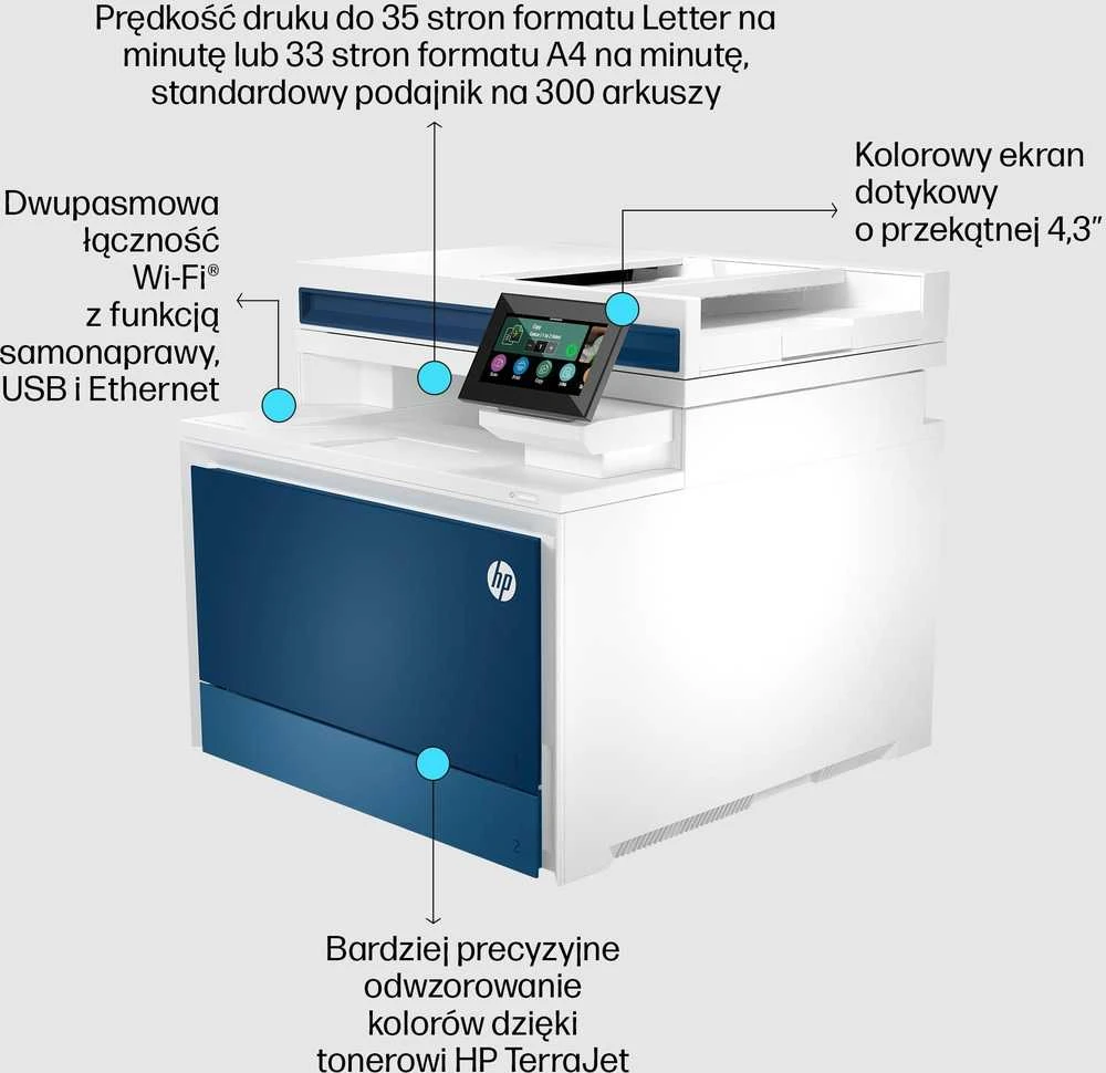 Spausdintuvas Hewlett Packard (HP) Daugiafunkcinis įrenginys HP LaserJet Pro 4302DW (4RA83F)