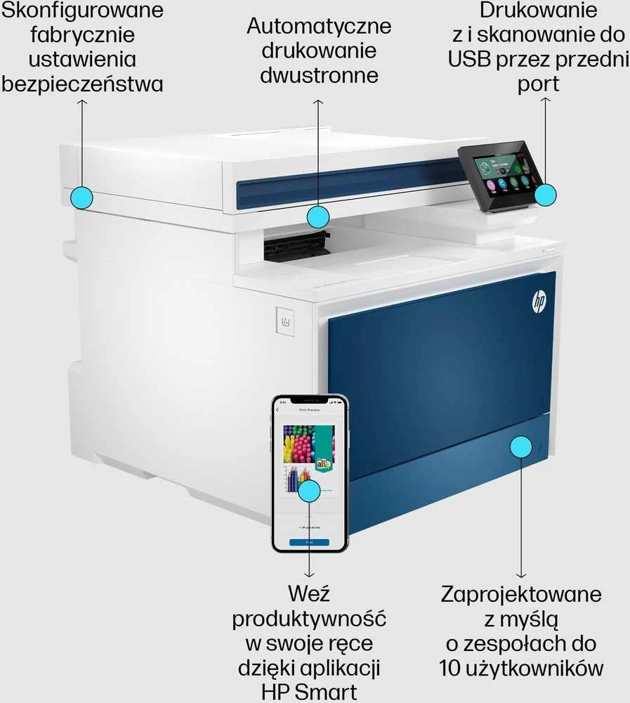 Spausdintuvas Hewlett Packard (HP) Daugiafunkcinis įrenginys HP LaserJet Pro 4302DW (4RA83F)