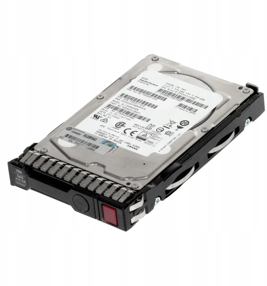 Hewlett Packard (HP) Dysk serwerowy HPE 450GB 12G SAS 15K (EH0450JDXBB)