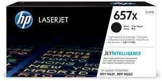 Hewlett Packard (HP) HP contract No.657X (CF470XC), juoda kasetė