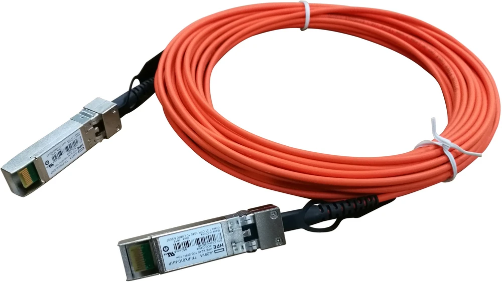 Hewlett Packard (HP) HPE Networking X2A0 10G SFP+ to SFP+ 10m Active Optical Cable (JL291A)