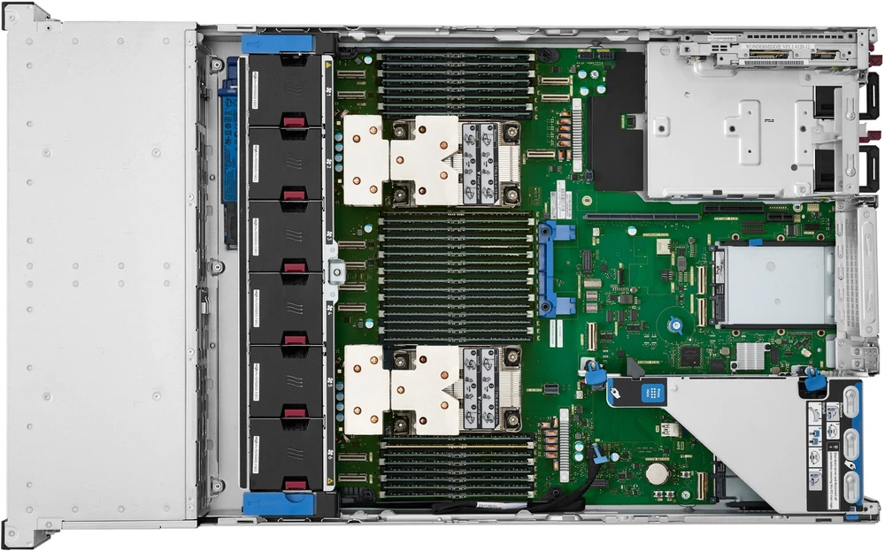 Serveris Hewlett Packard (HP) Serwer HPE HPE ProLiant Compute DL380 Gen12 6505P 1P 2x32GB-R 8SFF MR408i-o 2x480GB SSD 2x1000W PS EU Server