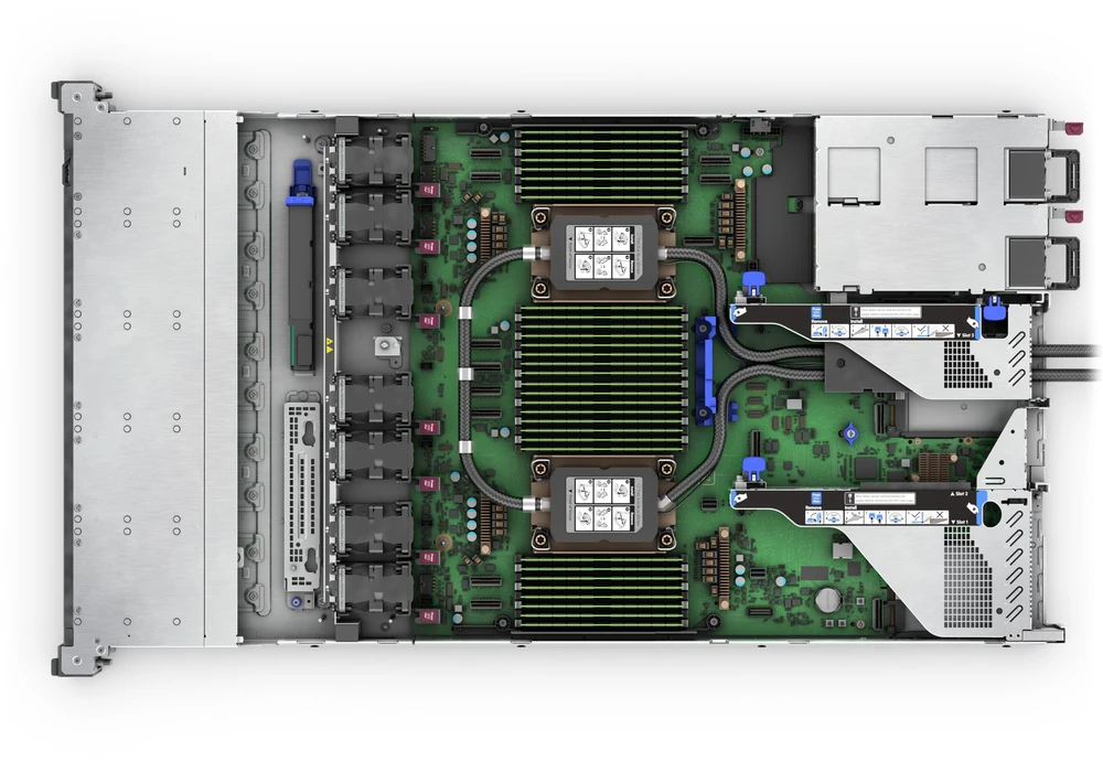 Serveris Hewlett Packard (HP) Serwer HPE HPE ProLiant Compute DL360 Gen12 6505P 12c 2x32GB-R 8SFF MR408i-o 2x480GB SSD 2x1000W PS EU Server