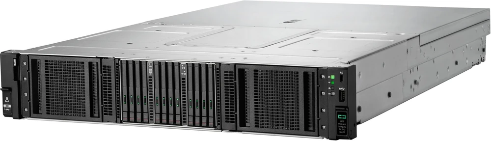 Serveris Nezatříděno Hewlett Packard (HP) Serwer HPE HPE ProLiant Compute DL340 Gen12 6515P 2.3GHz 16c 1P 1x64GB-R 8SFF MR416i-o 2x1000W PS EU Server