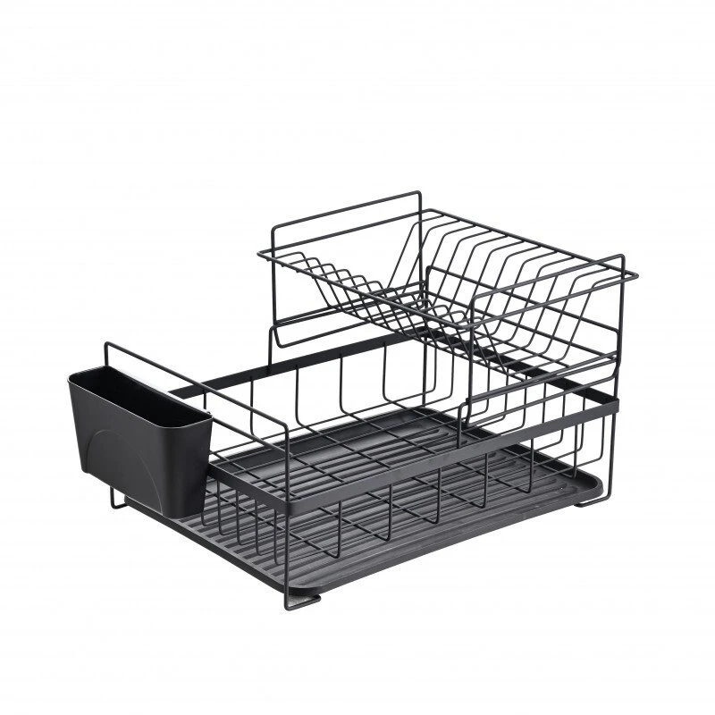 Rosberg 5R53000PBL, indų džiovyklė, 2 lygiai, 45x32,5x27,3 cm, juoda