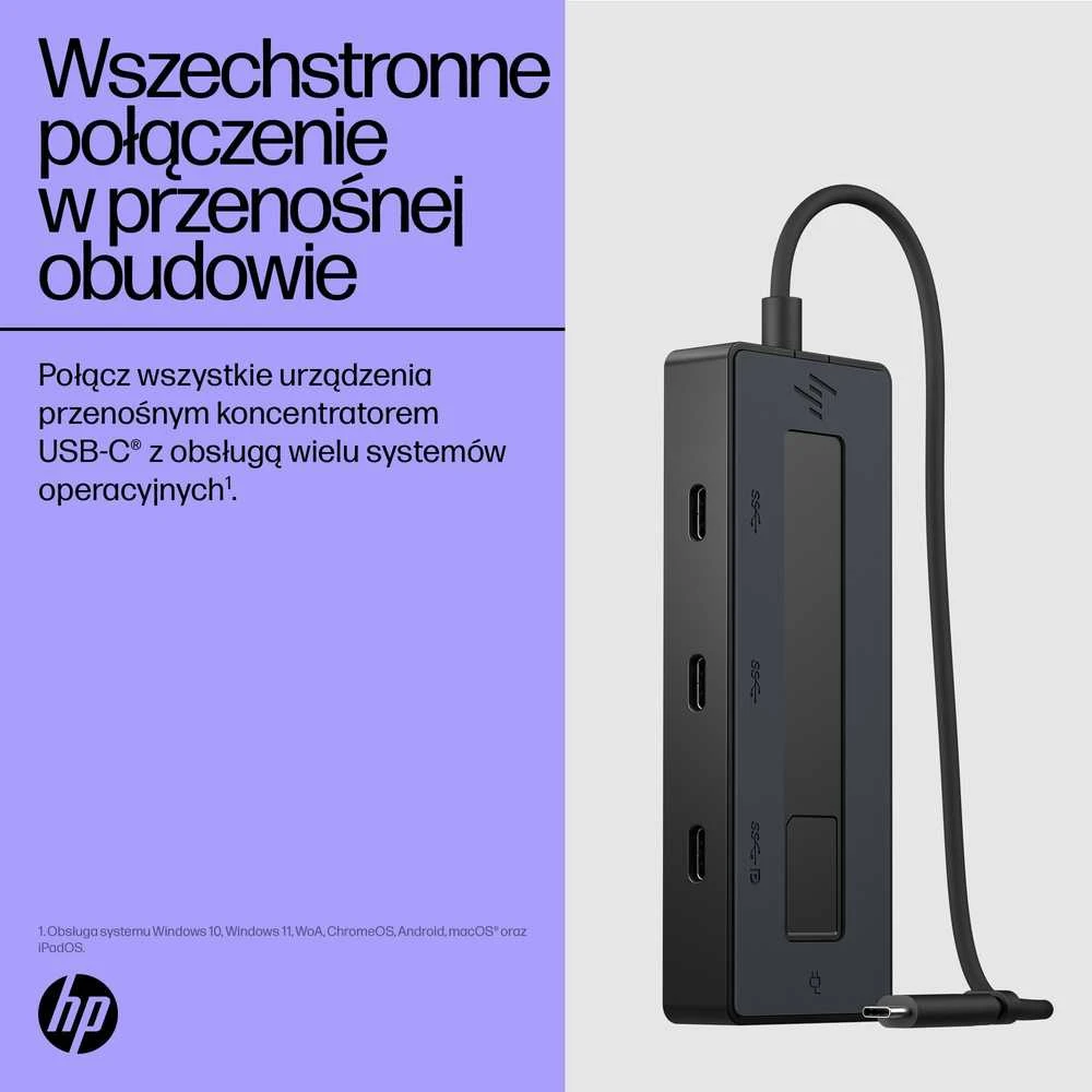 Hewlett Packard (HP) HP 4K USB-C kelių prievadų šakotuvas
