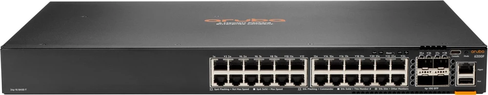 Šakotuvas Hewlett Packard (HP) HPE Aruba CX 6200F komutatorius