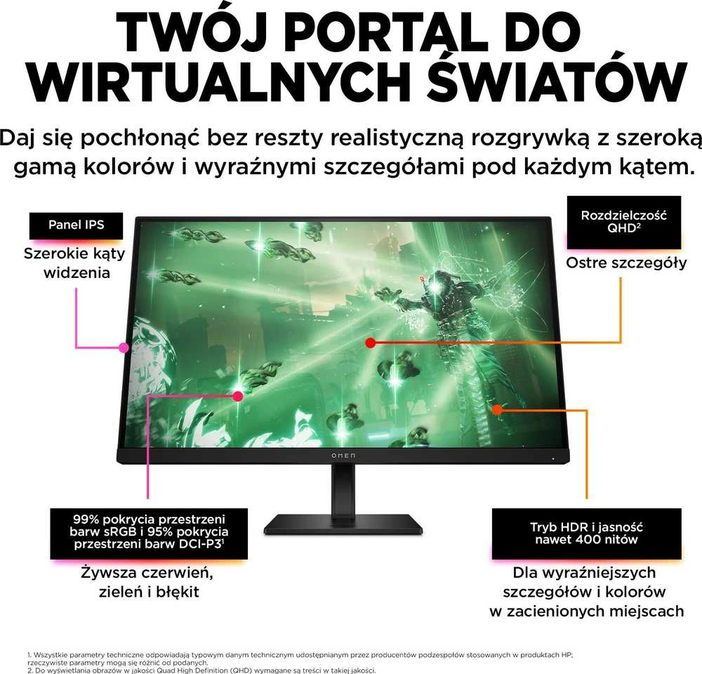 Hewlett Packard (HP) Monitorius HP Omen 27q (780H4E9)