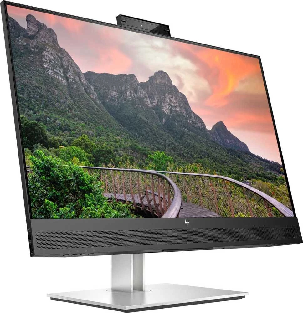Hewlett Packard (HP) HP E27m G4 QHD USB-C konferencijų monitorius, 68,6 cm (27"), 2560 x 1440 pikselių, „Quad HD“, LCD, 5 ms, Juoda, Sidabras