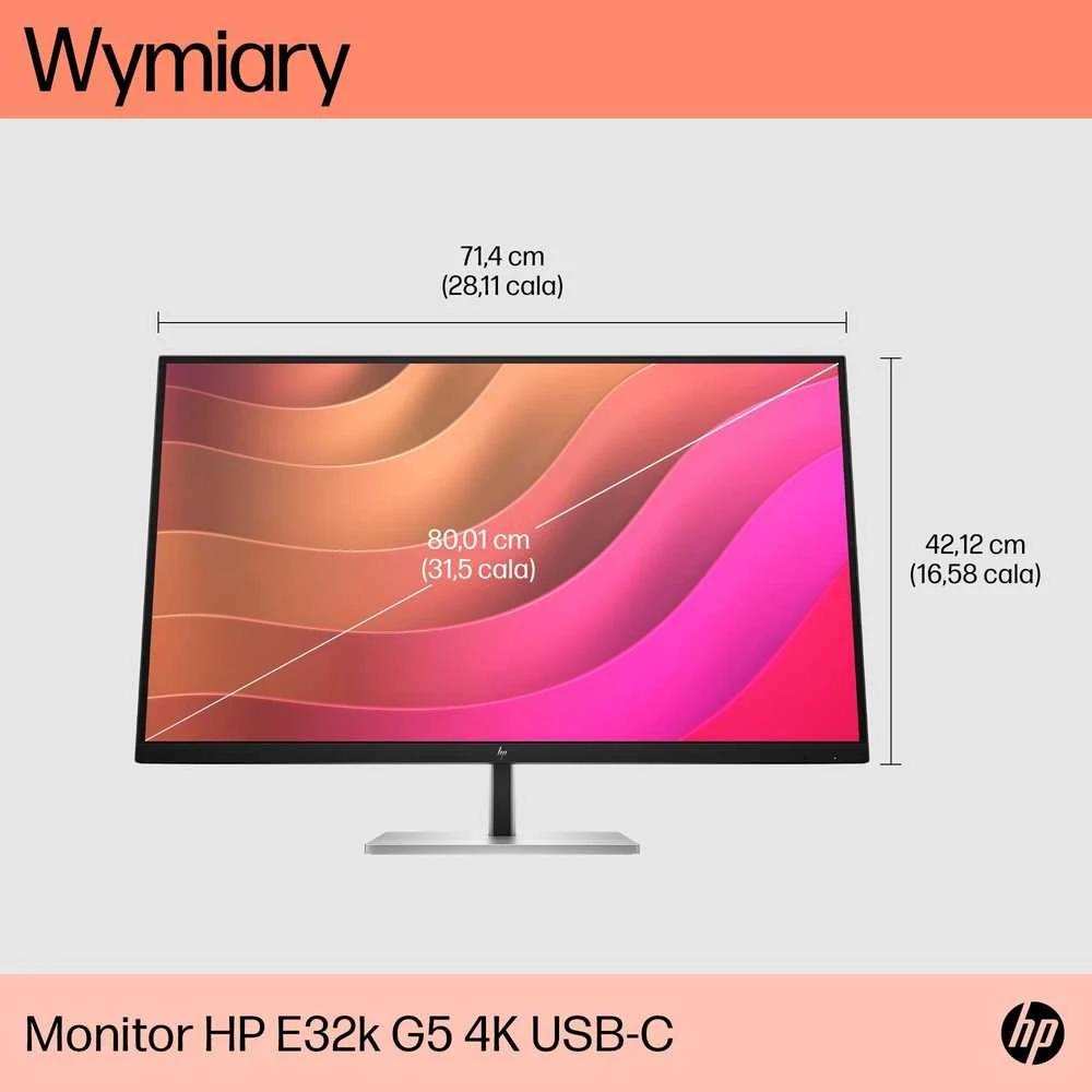 Hewlett Packard (HP) Monitorius HP E32K G5 (6N4D6AA#ABB)