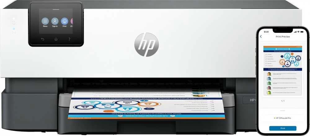 Hewlett Packard (HP) HP OfficeJet Pro 9110b Wireless Color Spausdintuvas, Two-sided spausdinimas