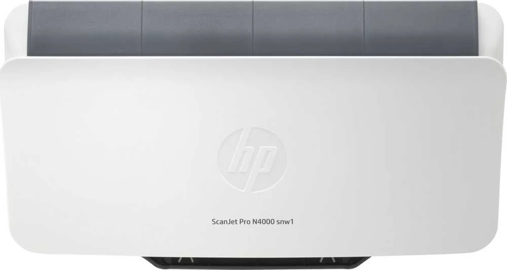 Skeneris Hewlett Packard (HP) HP „Scanjet Pro N4000 snw1“ lapų tiekimo skaitytuvas, 216 x 3100 mm, 600 x 600 DPI, lapų tiekimo skaitytuvas, juoda, balta, CMOS CIS, 4000 puslapių